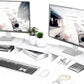 Dual Monitor Stand Riser Adjustable Computer Monitor Stand for Books iMac Laptop