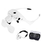 USB Rechargeable LED Head Optical Glasses for Reading and Crafting