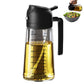 470ml Glass Oil Sprayer Bottle for Cooking Olive Oil Dispenser Kitchen Gadgets
