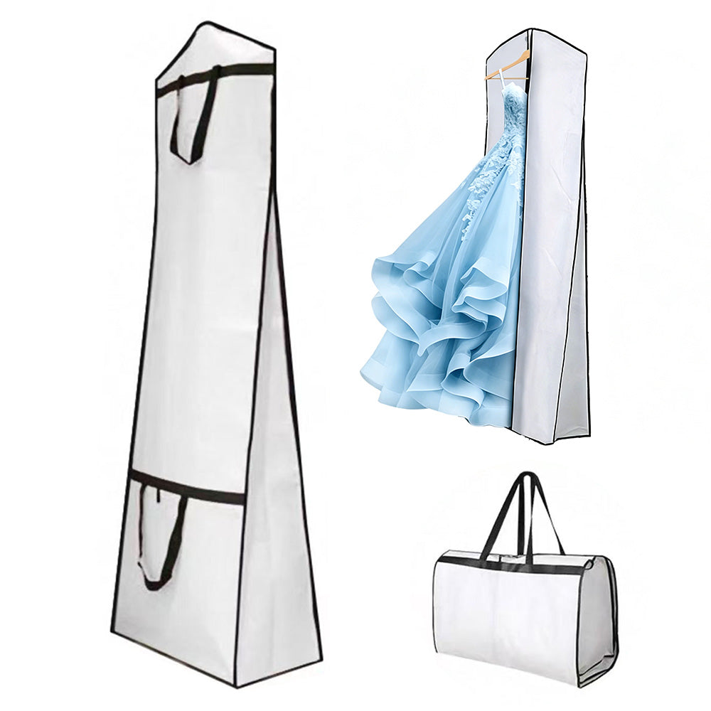 Portable Wedding Dress Garment Bag for Bridal Gowns and Cheongsam
