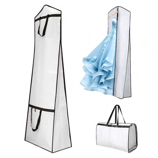 Portable Wedding Dress Garment Bag for Bridal Gowns and Cheongsam