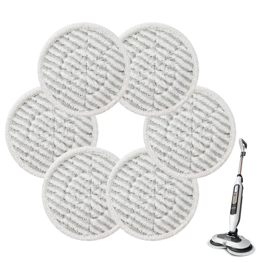 6Pcs Steam Mop Replacement Pads Compatible with Shark Models