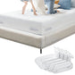 4PCS Invisible Bedsheet Clips Bed Sheet Holders With Lock Strips For Corners