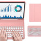 Bluetooth Touchpad for Samsung Galaxy Tab A9 / A9 Plus Detachable Keyboard-Pink