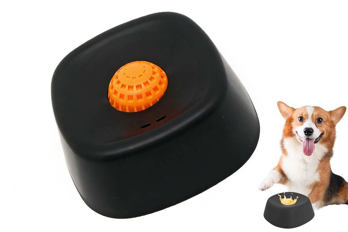 Slow Feeder Dog Bowls With Rolling Ball For Liquid Treat Training Snack Bowl