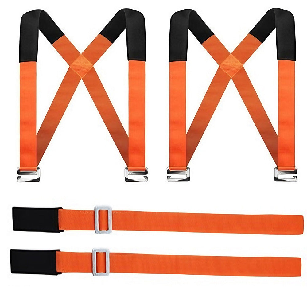 Furniture Moving Strap Set with 5cm Wide Belts and 270kg Load Capacity