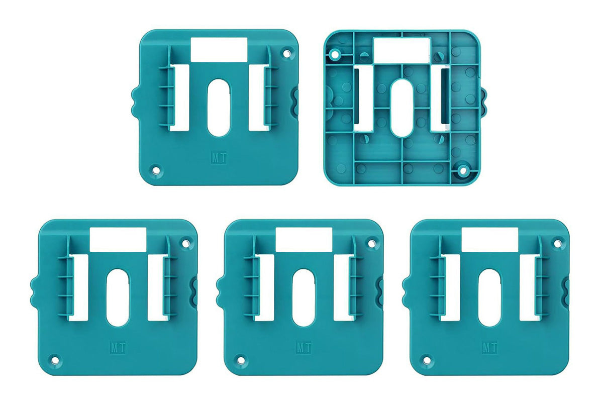 5Pcs Wall Mounted Battery Holders Compatible with Makita 18V Batteries