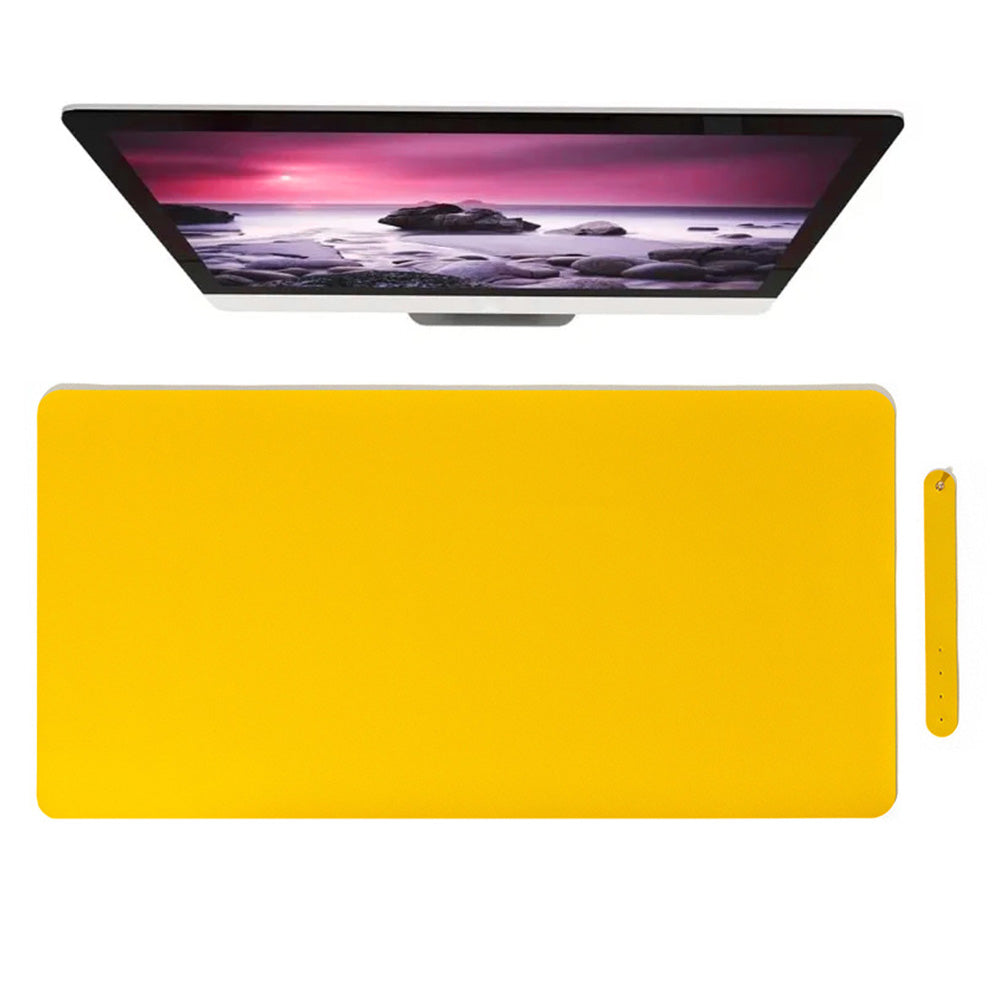 Large PU Leather Desk Mat Waterproof Non Slip Mouse Pad for Office Home