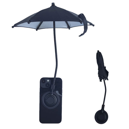 Universal Phone Umbrella for Sun Adjustable Smartphone Umbrella Stand for Outdoor