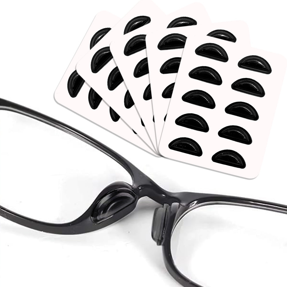 25 Pairs Eyeglass Nose Pads Self Adhesive Anti Slip Nose Pads for Glasses Sunglasses