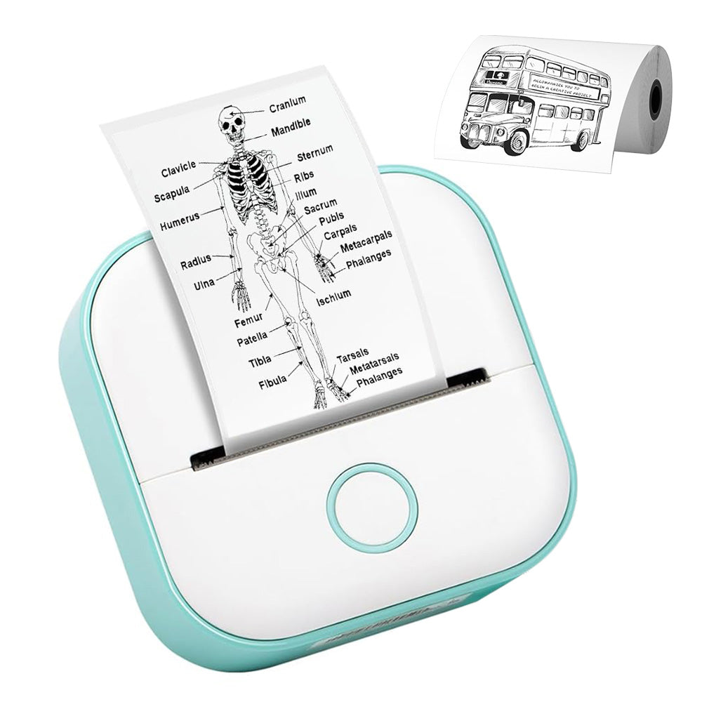 Mini Pocket Thermal Portable Sticker Printer Bluetooth Photo Printer