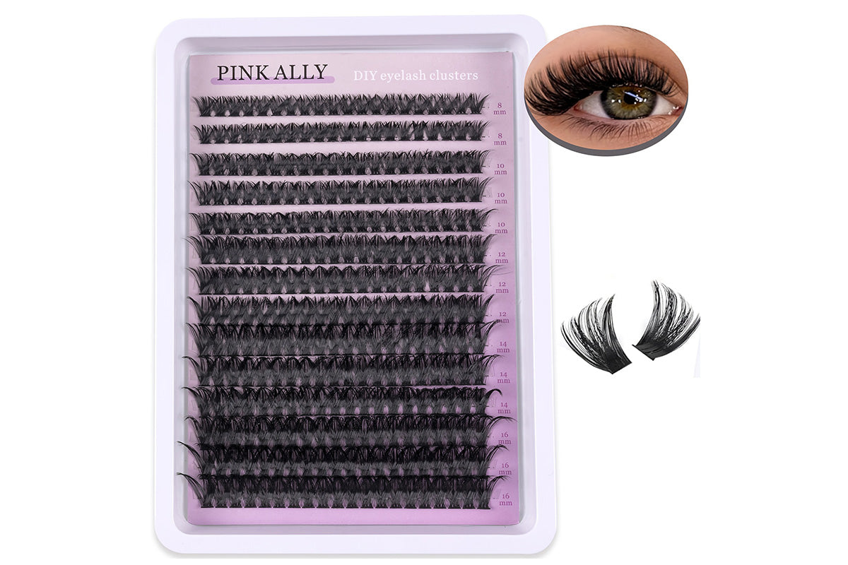 280Pcs Lash Clusters Wispy Eyelash Clusters 8-16mm Individual Cluster Lashes