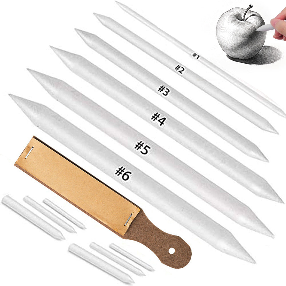 Paper Blending Stumps and Sandpaper Sketching Art Tool Set