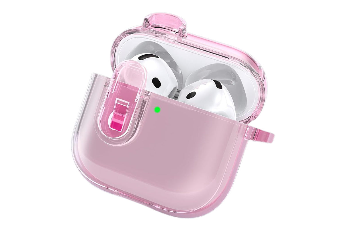Earphones Case Compatible with Apple Airpods 4 Soft TPU Clear Earbuds Case