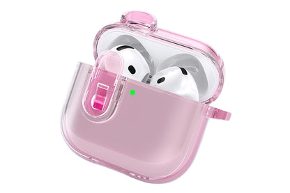 Earphones Case Compatible with Apple Airpods 4 Soft TPU Clear Earbuds Case