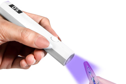 Handheld UV Nail Lamp Portable Gel Nail Dryer for Home Salon Use
