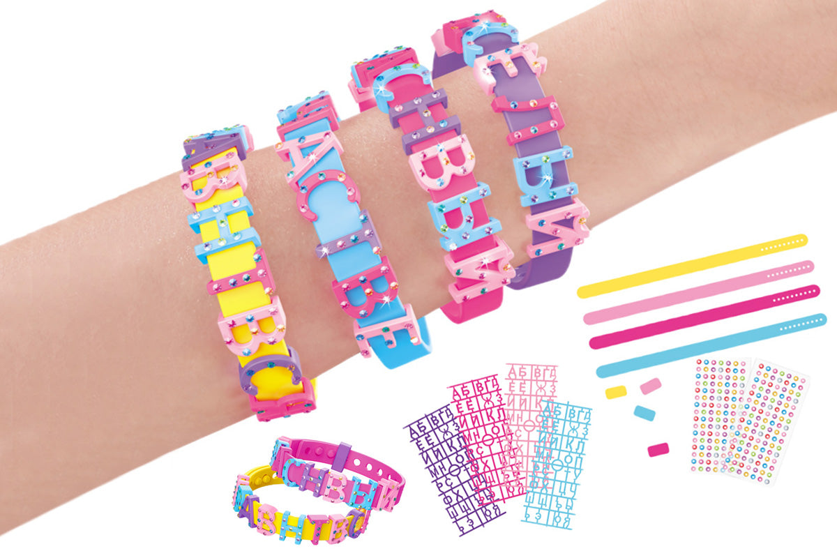 DIY Friendship Bracelet Kit Cool Maker Bracelet Maker with Charm and Stickers