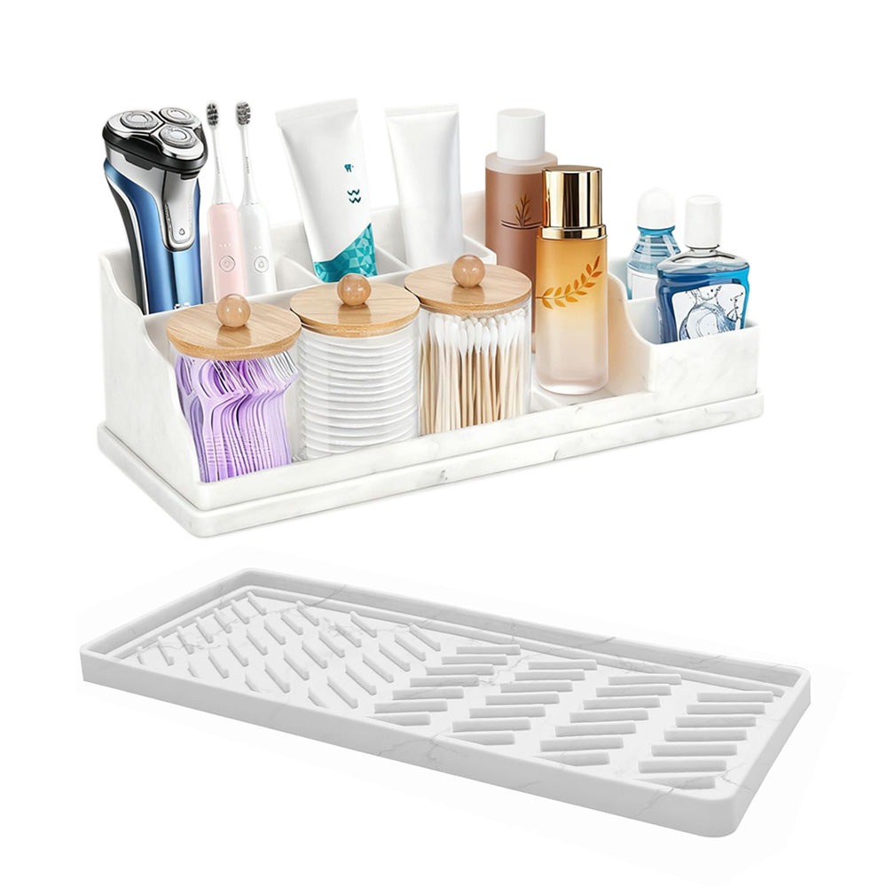 Silicone Toothbrush Holder Bathroom Organizer