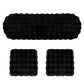3Pcs Faux Fur Plush Seat Cushion Set Non Slip Seat Protector for Winter