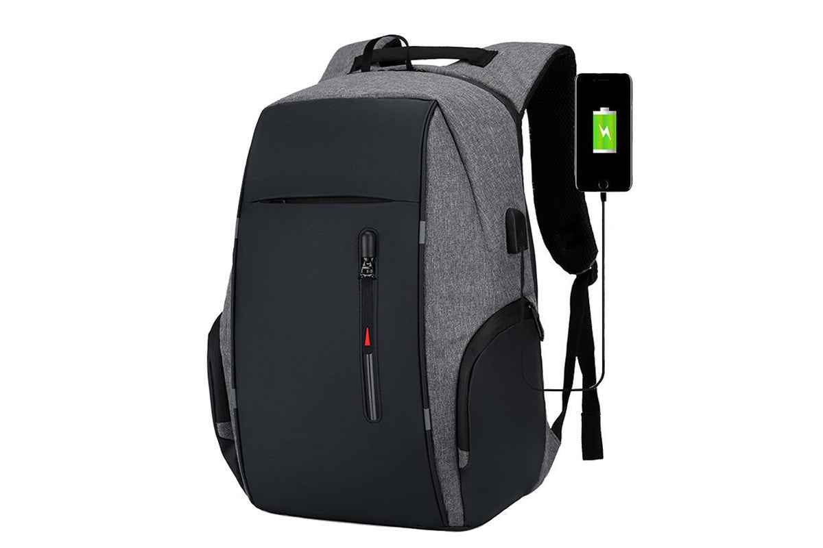 Travel Laptop Backpack with USB Charging Port School Bookbag Fits 15.6 Inch Laptop