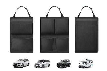 Car Trunk Organizer Large Capacity Backseat Trunk Organizer With Zippers Car Accessories