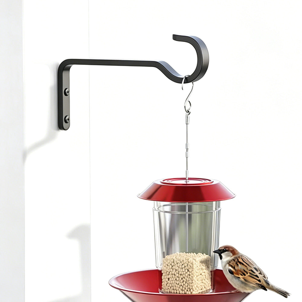 Rustproof Iron Plant Hooks for Wall Outdoor Bird Feeder Planter Baskets Hanger