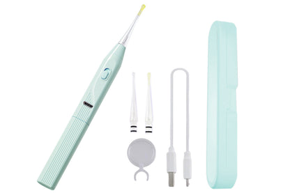 LED Lighted Ear Cleaner Kit USB Rechargeable Ear Wax Removal Tool