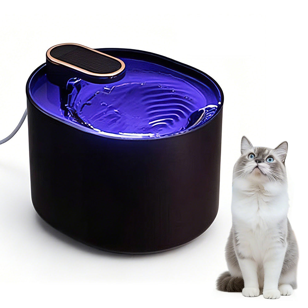 Pet Smart Water Fountain Automatic Shut Off with Red Light Indicator