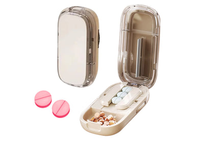 Pill Cutter Pill Splitter for Small and Tiny Pills 1/2 Adjustable Pill Organizer