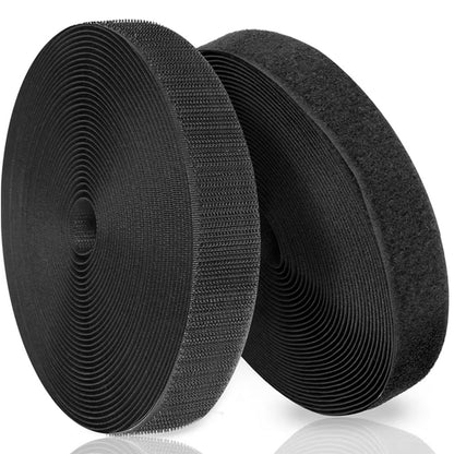 Self Adhesive Hook and Loop Tape 2 Rolls 5cm x 10m Hook Loop for Cable Management