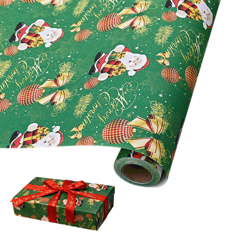 Christmas Wrapping Paper for Gift Wrap Party Decor and DIY Crafts
