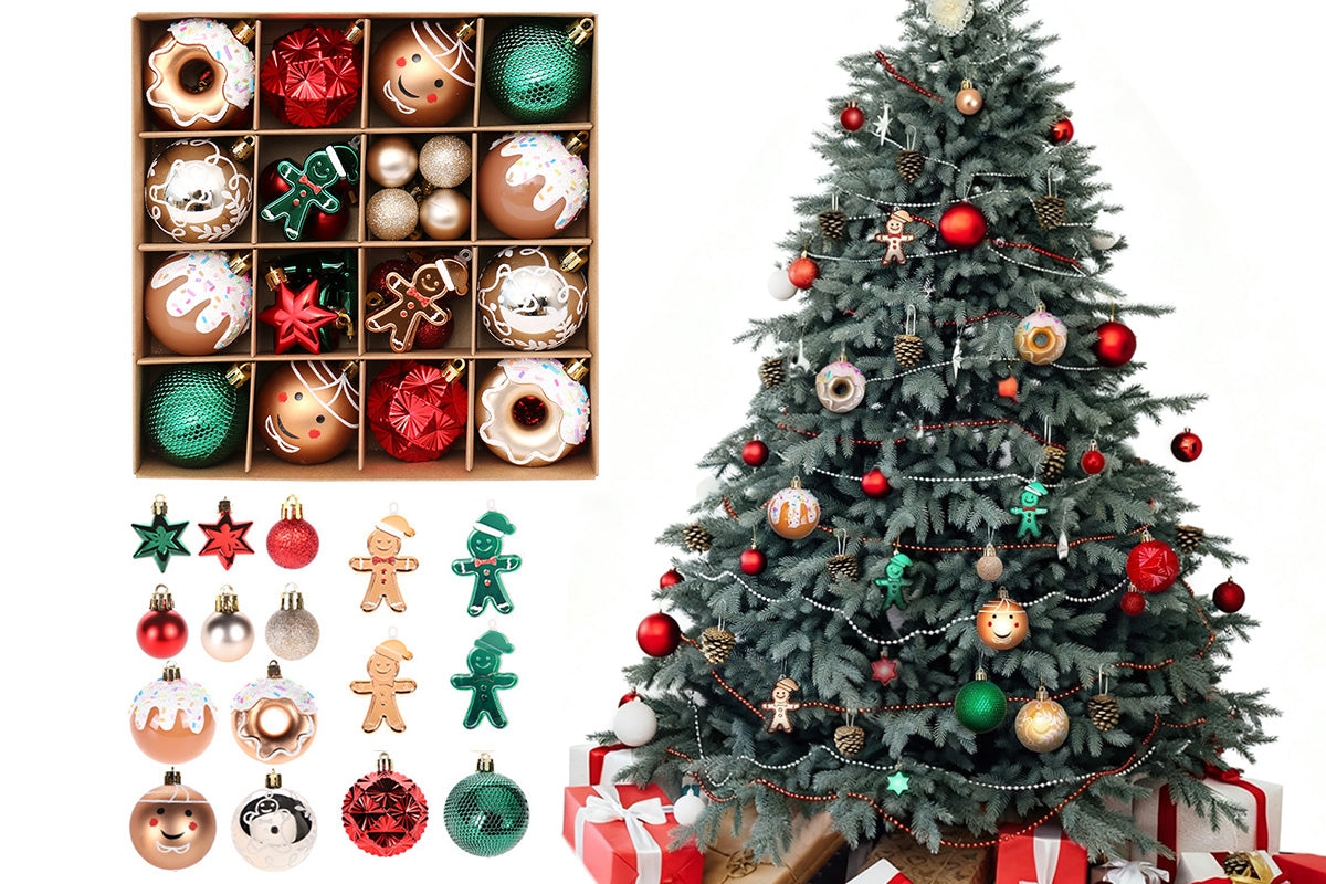 42-Piece Christmas Tree Decorations Ornament Set