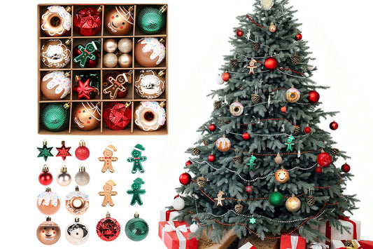 42-Piece Christmas Tree Decorations Ornament Set