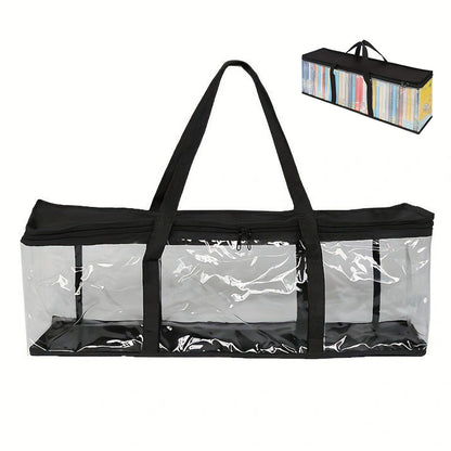 DVD Carrying Case Holder Black Portable Storage Bag for 35-40 Discs