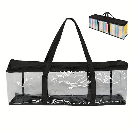 DVD Carrying Case Holder Black Portable Storage Bag for 35-40 Discs