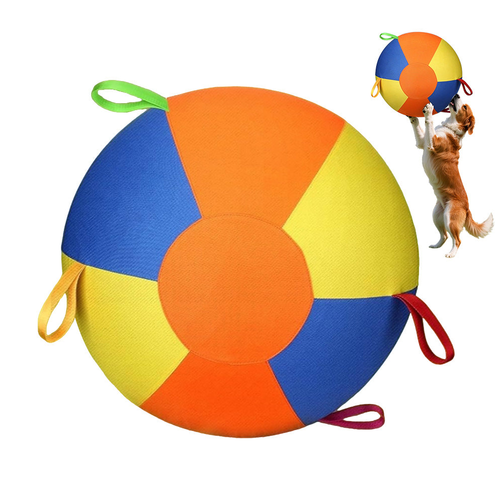 Outdoor Dog Herding Play Ball with Reinforced Oxford Fabric and Slow Deflation-Multicolour