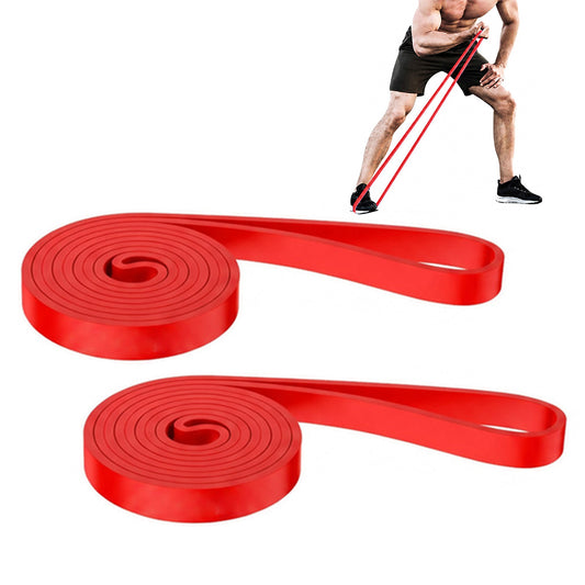 2 Pack Fitness Yoga Elastic Resistance Strap Strength Training Power Band
