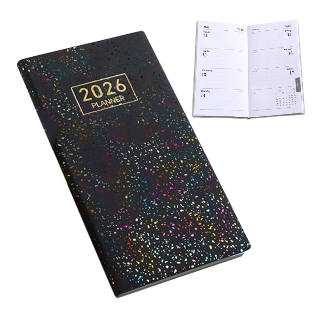2026 Pocket Planner Calendar Portable A6 Daily Planner