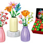 Flower Bouquet Building Blocks Advent Calendar Christmas Gift Box