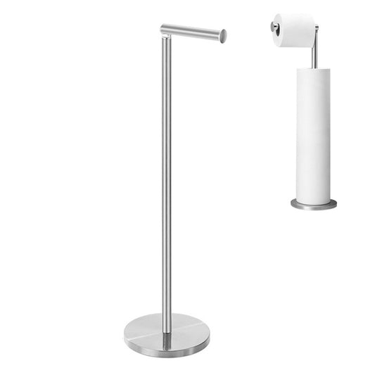 Anti Slip Toilet Paper Holder Stand Stainless Steel Tissue Stand for Bathroom Kitchen