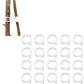 100Pcs Plant Support Clips Reusable Garden Clips Secured Plastic Plant Clips