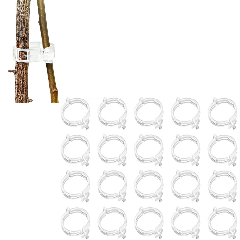 100Pcs Plant Support Clips Reusable Garden Clips Secured Plastic Plant Clips