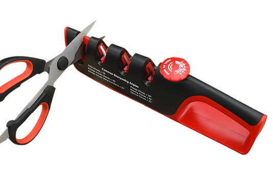 4 In 1 Scissors Sharpener Tool Knife Sharpeners With 6 Adjustable Angle For Kitchen