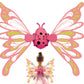 Fairy Wings with Lights for Girls Flying Fairy Toys Princess Cosplay Dress Up Gift