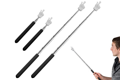4Pcs Telescopic Teachers Pointer Extendable Hand Pointer Finger Pointer Stick