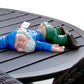 Funny Drunk Garden Gnome Patio Ornament Rude Passed Out Statue for Yard Decor