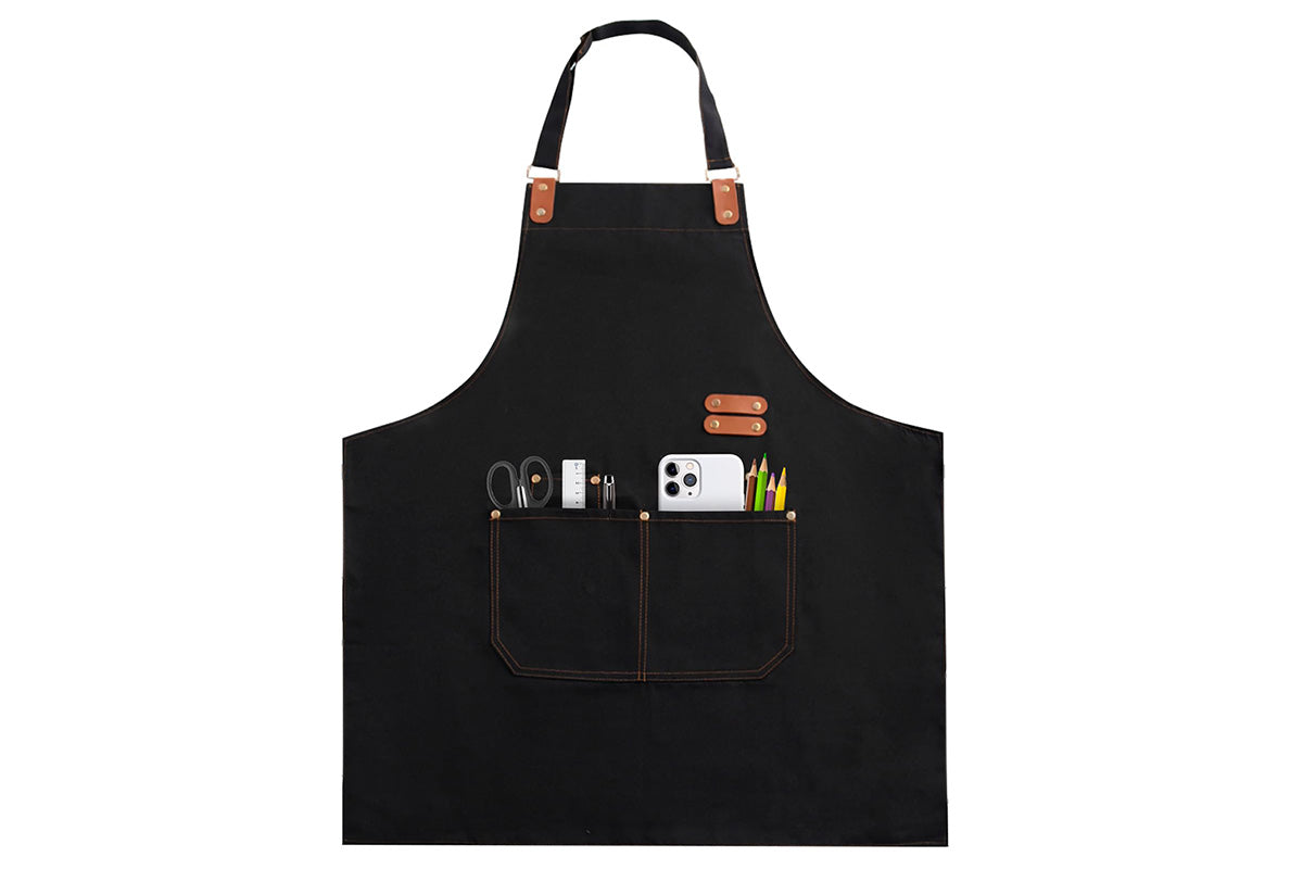 Waterproof Kitchen Apron Oil Resistant Chef Apron with Adjustable Neck