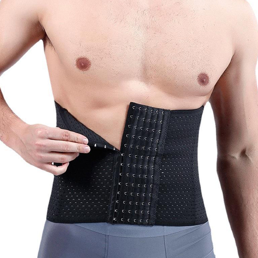 Waist Trainer For Men Waist Trimmer Tummy Shapewear Slimming Girdle Back Support