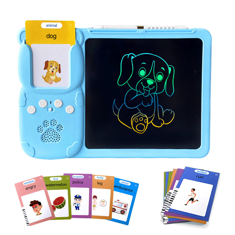 Talking Flash Cards Toys 510 Words with Drawing Tablet for Boys Girls