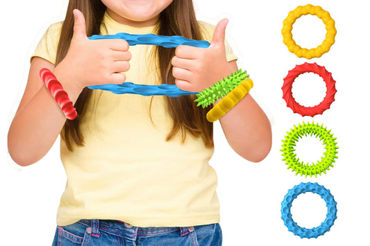 4Pcs Sensory Fidget Toys Stretchy Fidget Bracelet